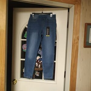 New Royalty For Me Easy Pull On Jeggings High Rise Skinny Size Women's Petite M